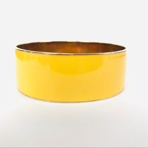 J Crew Factory Yellow Bangle Bracelet
